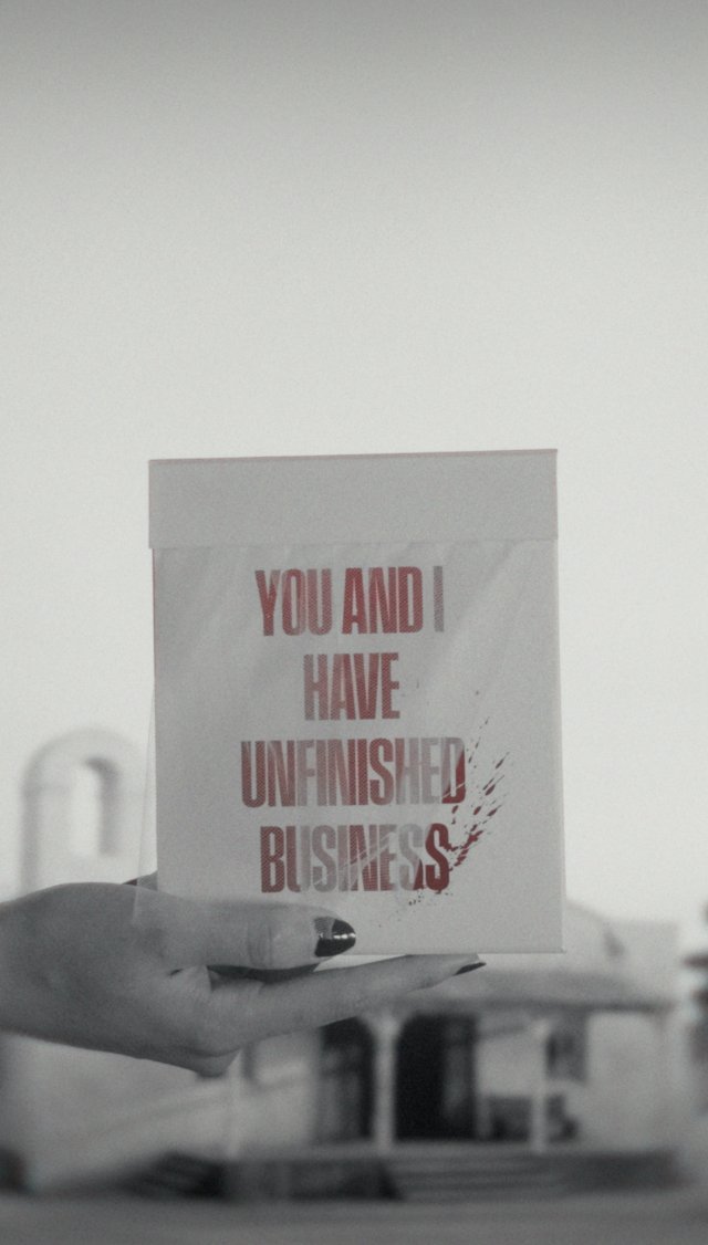 The Bride requests your presence tomorrow.