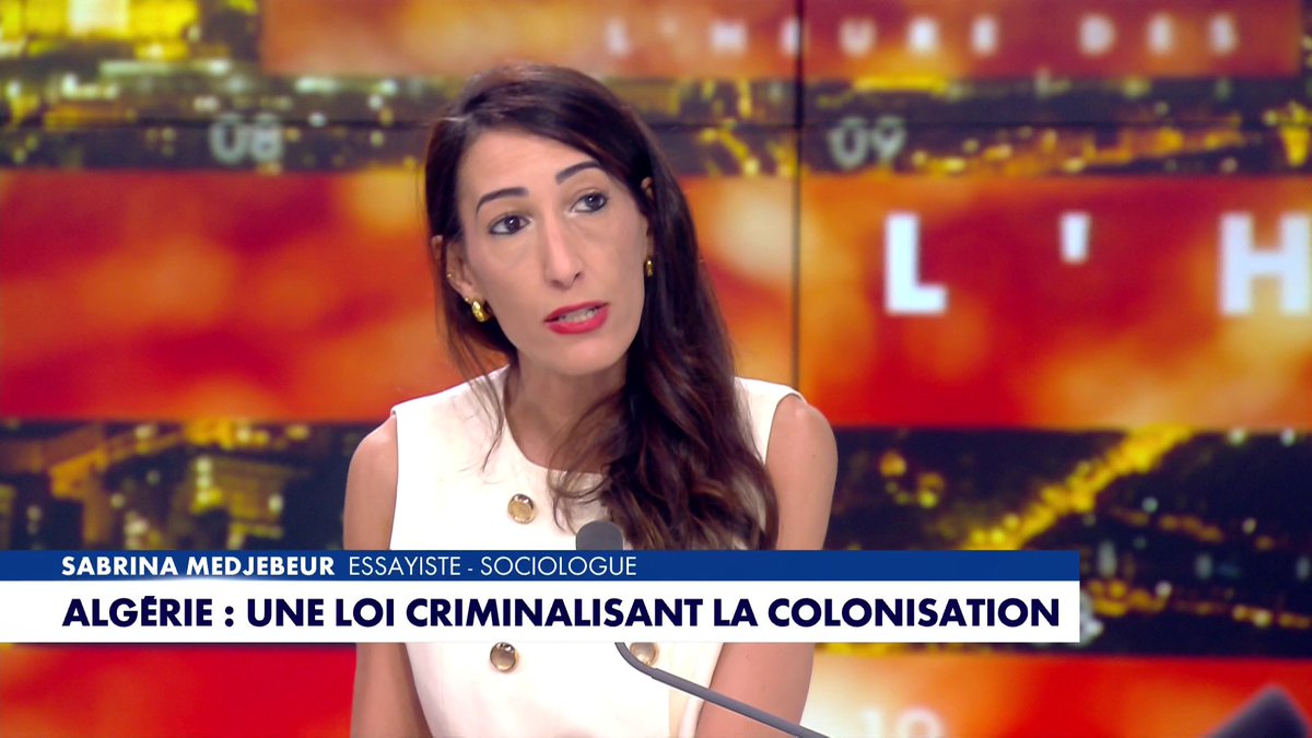 Sabrina Medjebeur : «J’espère que le gouvernement français va prendre la mesure de cette loi algérienne criminalisant la colonisation», dans #HDPros2 Toute l'info est à retrouver sur
