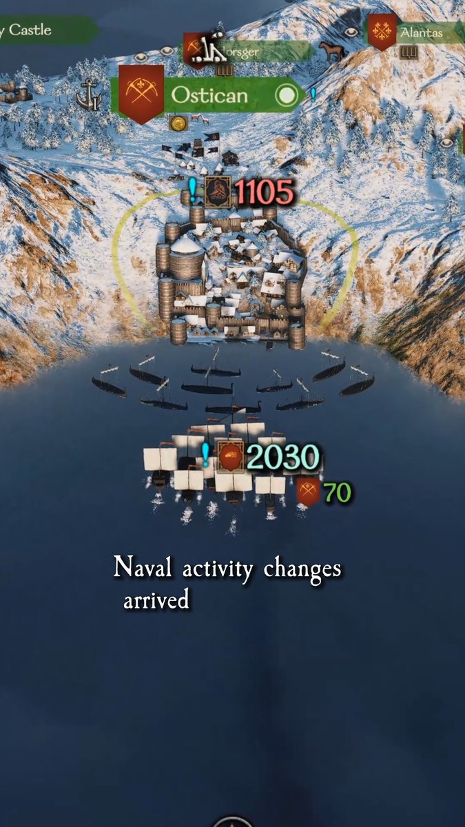Be Careful Warriors! ⚠️ Calradia’s seas and rivers are busier than ever. New naval activity changes in War Sails bring more action, danger, and strategic encounters across the waters. #mountandblade #bannerlord #warsails