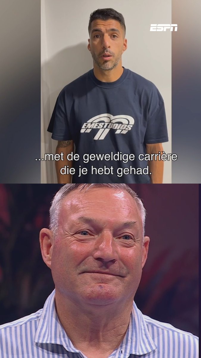 Niemand minder dan Luis Suárez spreekt Ron Jans toe met warme woorden 👋🗣️ #EredivisieAwards