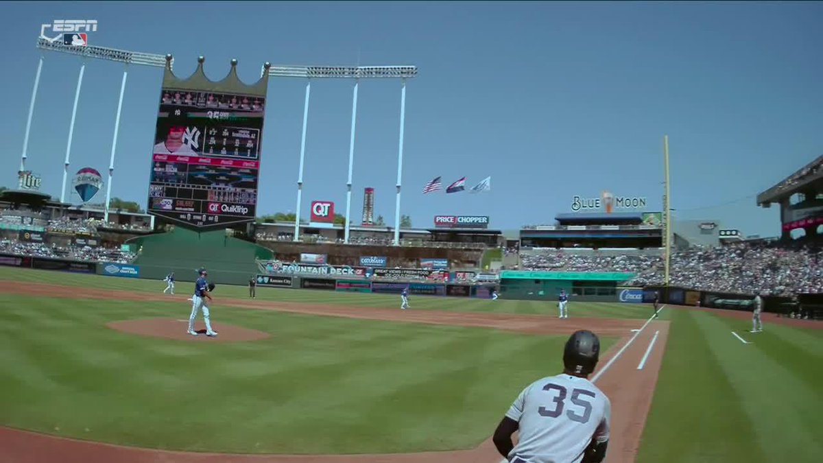 Cody Bellinger with his seventh homer of the year! Watch Yankees-Royals now on ESPN and the ESPN App ⚾️