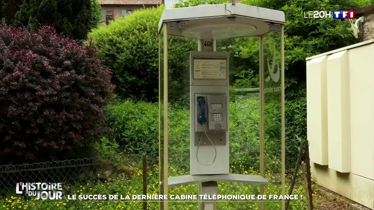 📞 Témoignage d'une époque, le succès de la dernière cabine téléphonique de France 📺 #LE20H de TF1 avec Gilles Bouleau