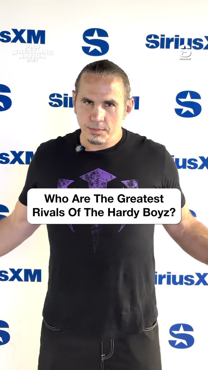 We asked Matt Hardy who are the Hardy's greatest rivals... could there be another match in the future between two all-time tag teams? @matthardybrand @jeffhardybrand Adam Copeland Jay 'Christian' Reso