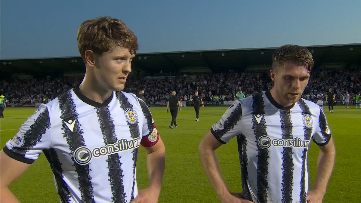 🙌 “Relief to be honest…” 🐼 “To stay in the league and get the cup win, anyone would’ve taken that at the start of the season” Captain, and scorer, Marcus Fraser and midfielder Mark O’Hara react as St Mirren retain their Premiership status ⤵️