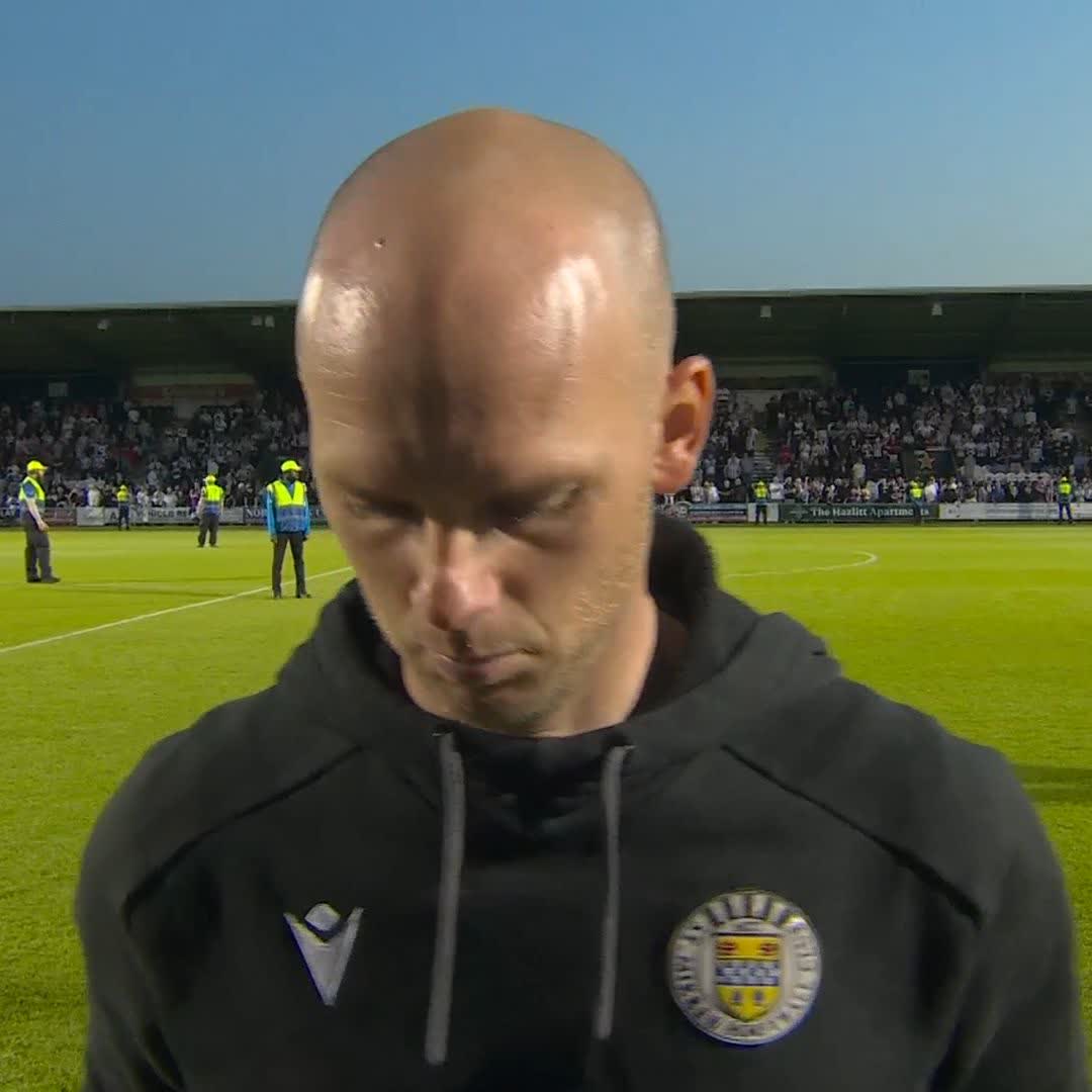 👏 Players deserve to go down as legends 👀 "Absolutely" wants the job permanently St Mirren interim manager Craig McLeish speaks after his side secured their Premiership place with a play-off win over Partick Thistle ⤵️
