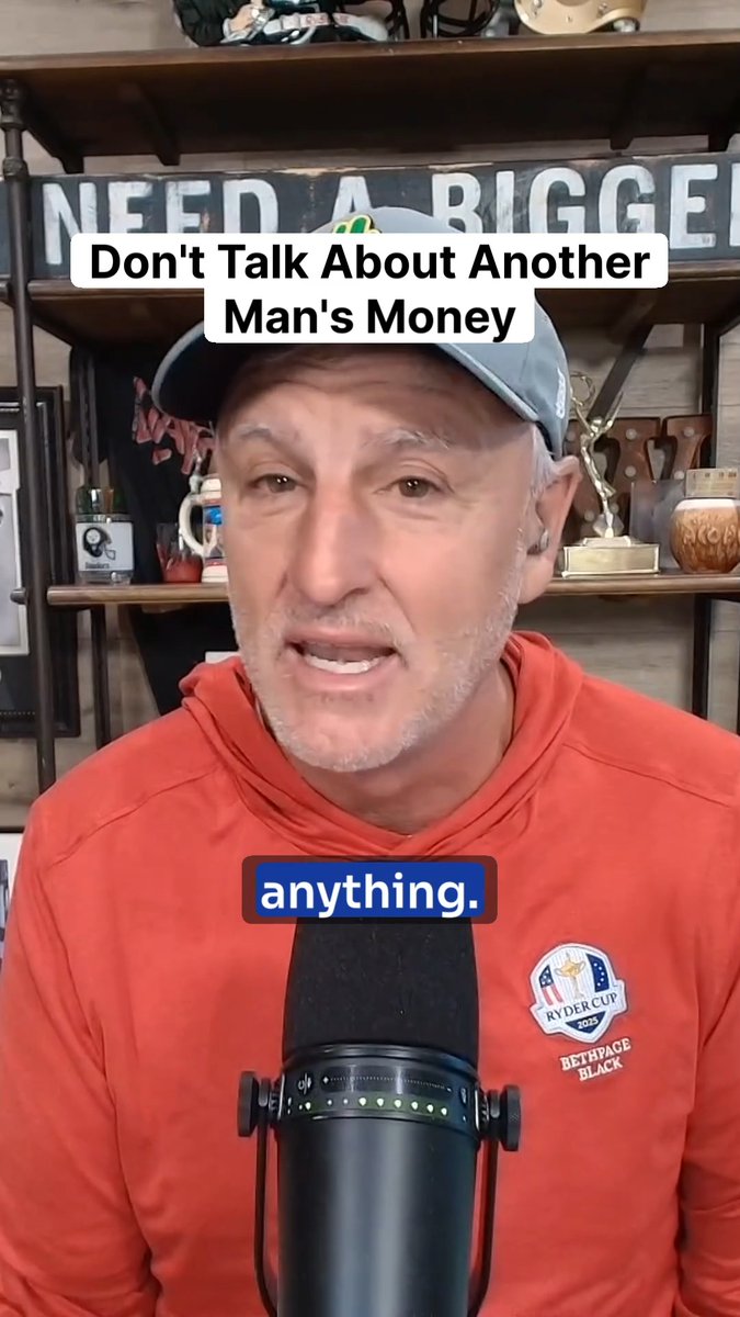 There's two things you don't talk about in a NFL Locker room. 1. Another man's money 2. Another man's family 📺 full episode: trey wingo