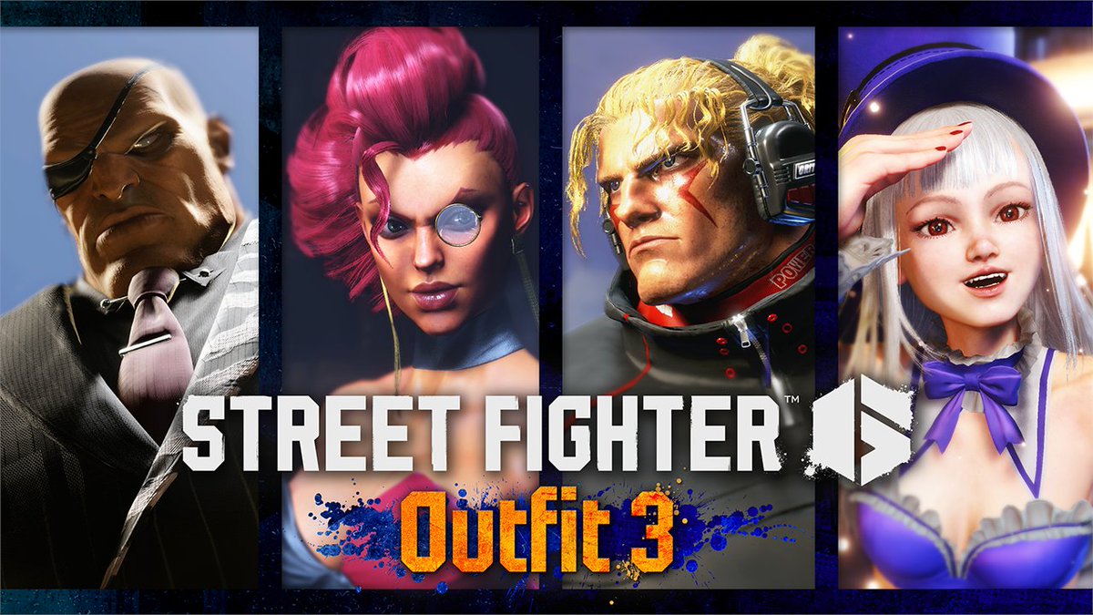 サガット、C.ヴァイパー、アレックス、イングリッドのコスチューム:Outfit 3の映像を公開🎥 イングリッドの配信と同時発売👏 新たな装いで、新たなファイトへ挑め✊