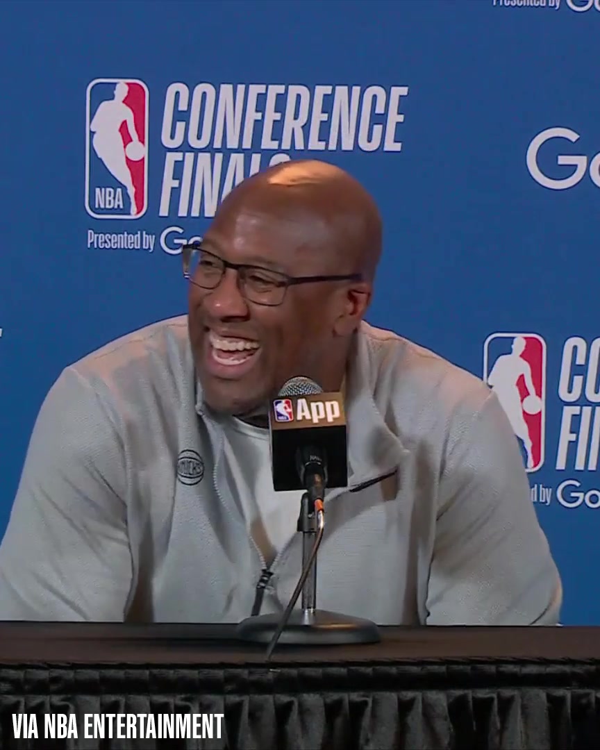 Mike Brown when asked if he’s encountered a leader like Jalen Brunson: “Tim Duncan and Steph Curry.”
