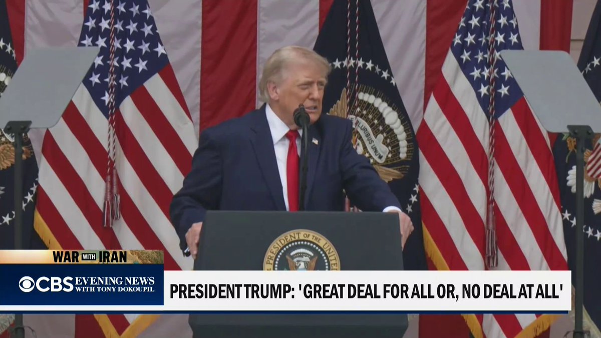 President Trump signaled an agreement with Iran could be close over the weekend, but that appears even less certain tonight with no clear finish line to peace talks. Sources tell CBS News a tentative agreement would require Iran to immediately reopen the Strait of Hormuz and that Tehran would also commit to disposing its stockpile of enriched uranium in exchange for potential sanctions relief. CBS News’ Nikole Killion reports.