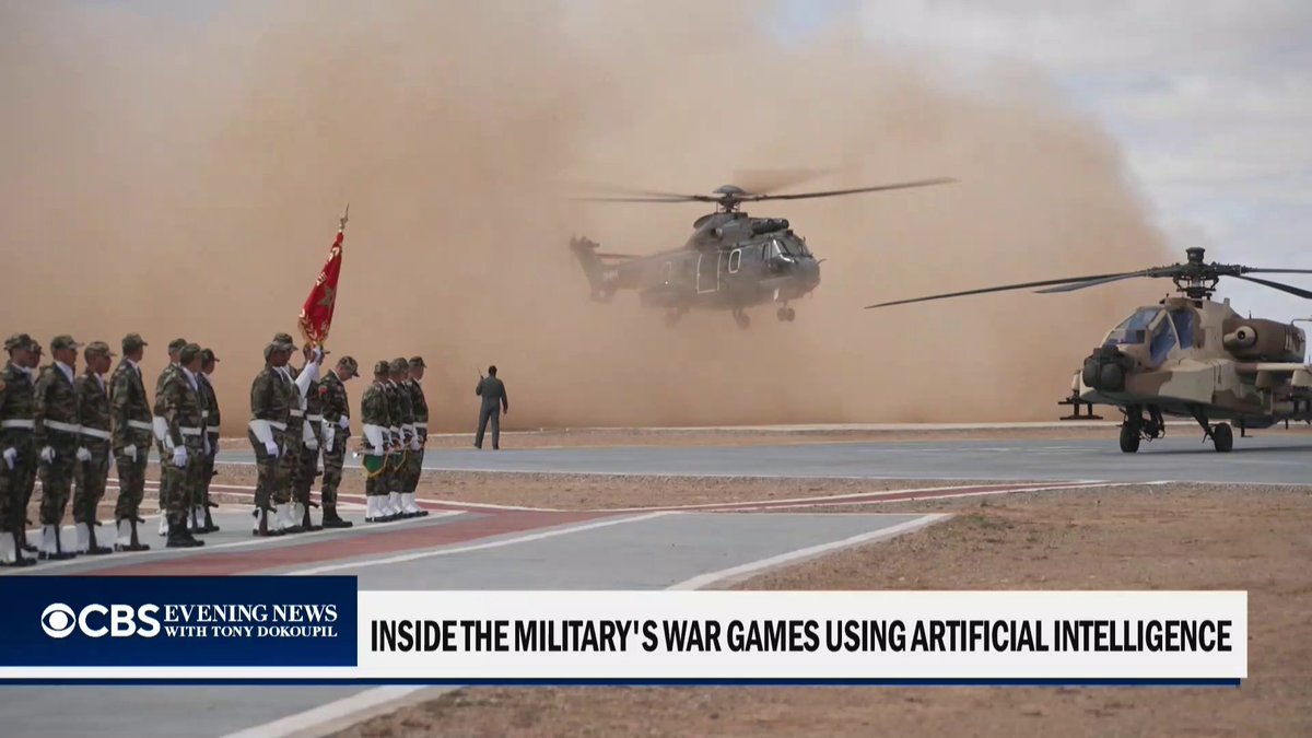 The U.S. military has been using artificial intelligence to process battlefield intelligence in real time. CBS News’ Chris Livesay observed a U.S. military training exercise in Morocco that’s being shaped by AI.