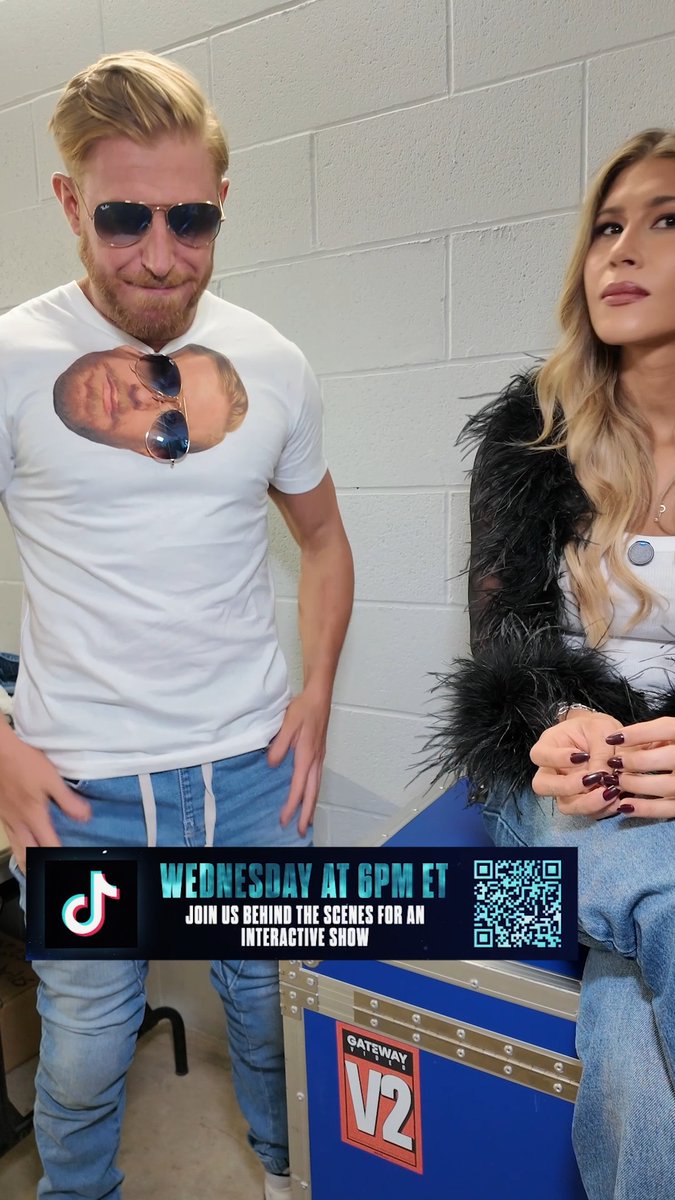 You'll never know who will show up when #AEWAdvance brings you a whole new look at AEW! Don't miss a moment when we are LIVE ahead of #AEWDynamite at 6/3 pm pt only on the AEW on TV TikTok Channel Set a reminder NOW: