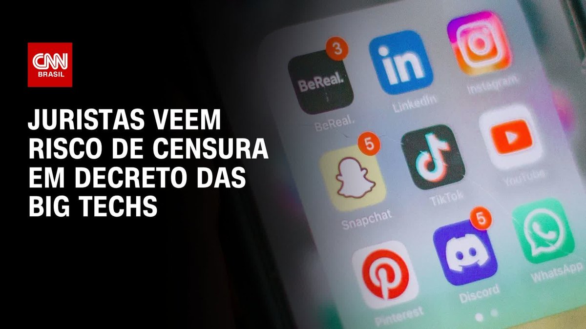 Novas regras abrem brecha para censura nas redes; assista #CNNPrimeTime