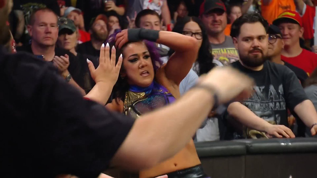 WHAT A WIN 🙌 Bayley and LYRA VALKYRIA just knocked off The Judgment Day!