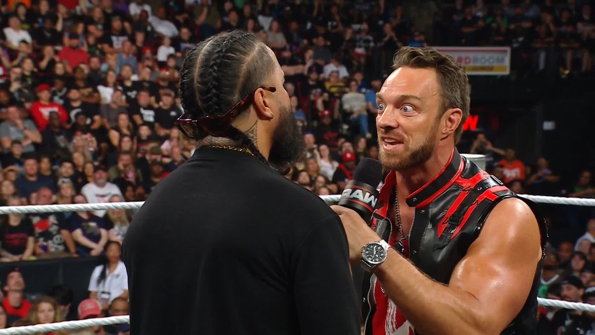.LA Knight just let Jimmy Uso know EXACTLY where he stands! 😎