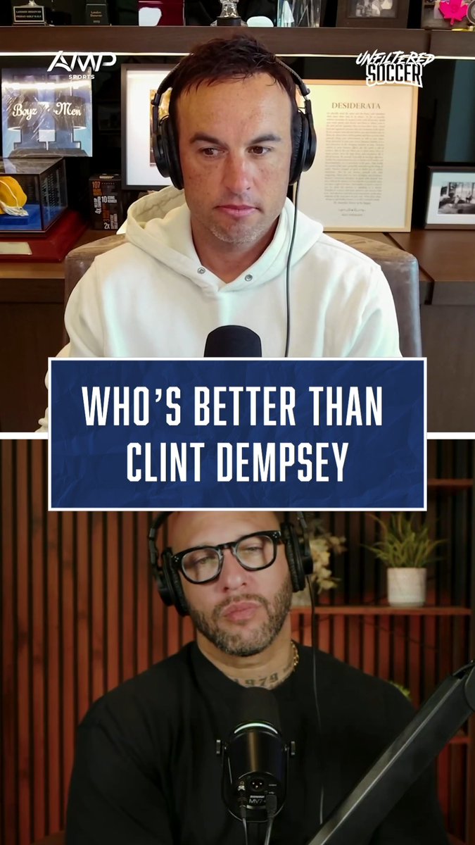 Don't speak until you hear a player better than... Clint Dempsey.