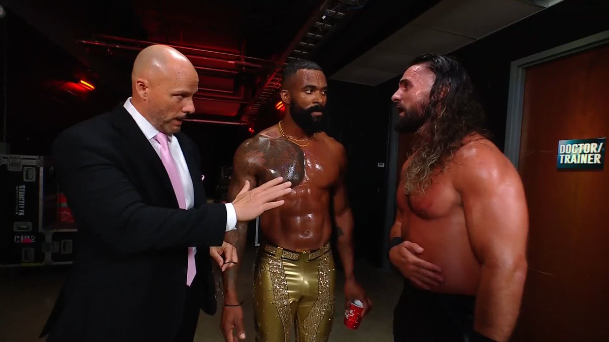 It looks like Seth Rollins and 𝕂𝕚𝕟𝕘 𝕋𝕖𝕫 may FINALLY be on the same page! 🤝