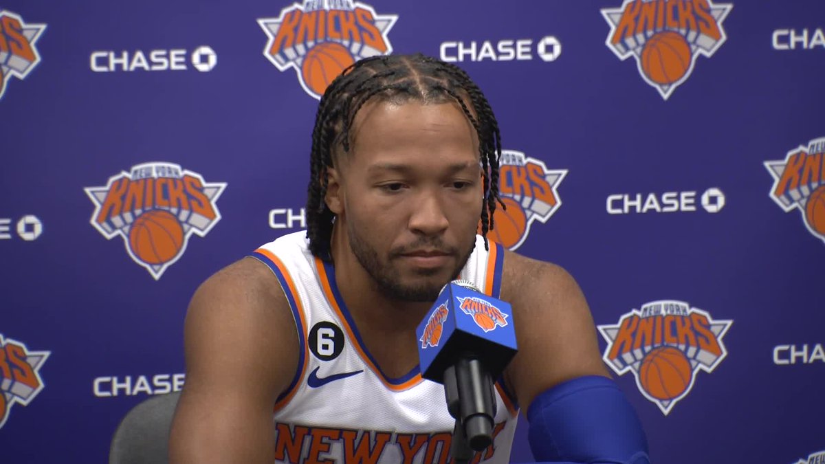 Jalen Brunson in 2022 "I want to be myself. I'm not a savior in any way, shape or form. I just want to be able to contribute to the team"