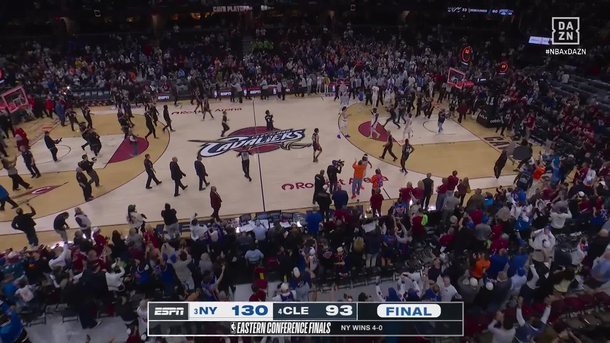 ¡HISTÓRICO! ¡LOS KNICKS ESTÁN DE VUELTA EN UNAS FINALES DE LA NBA 27 AÑOS DESPUÉS! 🔥 4-0 a los Cavs en la Final de Conferencia del Este 💣 #NBAxDAZN 🏀🇺🇸
