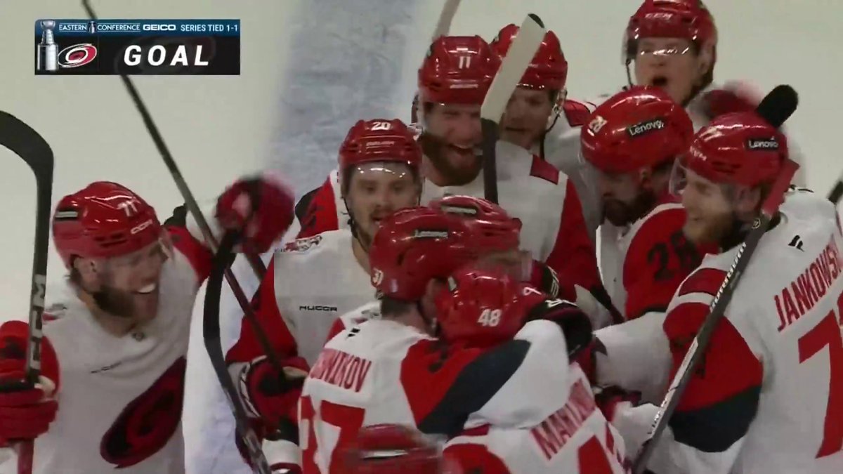 CANES TAKE GAME 3 IN MONTREAL 🔥 A PIVOTAL WIN FOR CAROLINA TO PULL AHEAD IN THE ECF 🙌