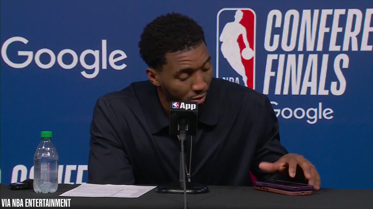 "He was 2 inches away from a Conference Finals with the Brooklyn Nets. Some of that is just unlucky stuff & he was on a bad hamstring. We don't talk about him playing through it" Donovan Mitchell spoke at length about the "unfair" discourse about James Harden not winning a ring