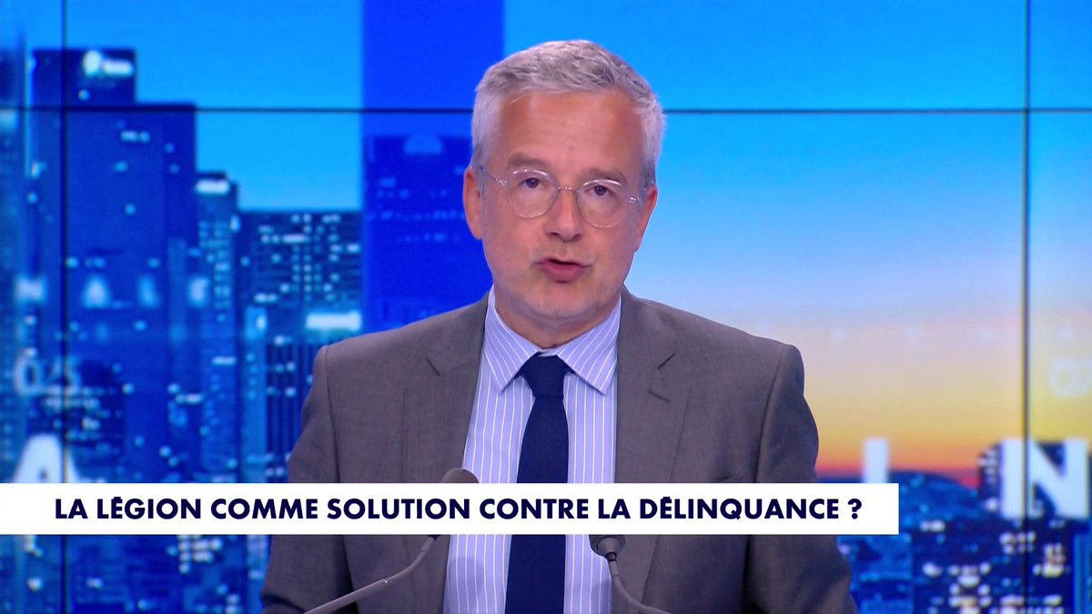 «La Légion comme solution contre la délinquance ?» : le billet de Romain Desarbres dans #LaMatinale
