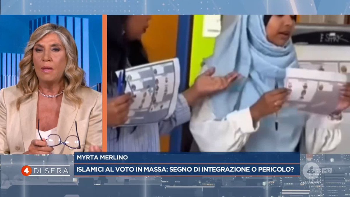 Platinette intende spiegarci che se gli islamici entrano in politica nel nostro paese sarà un modo per farli integrare,é un cavallo di Troia senza ritorno