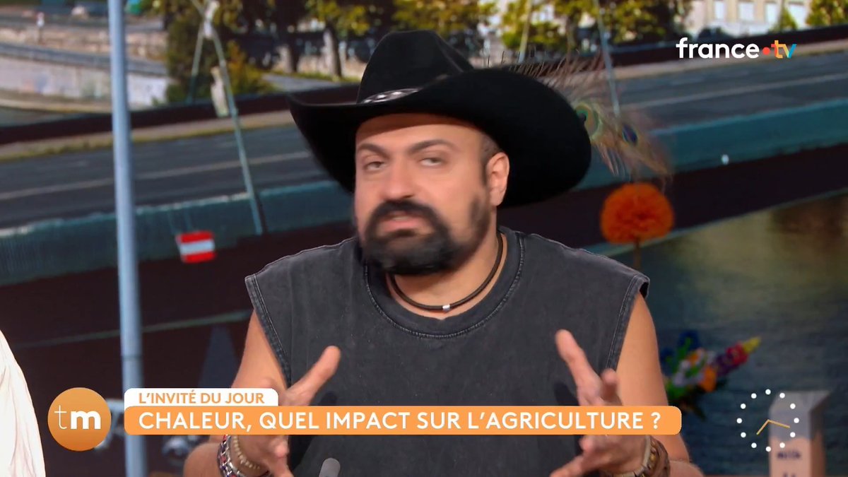 🗣️ "Le plus important, c'est de planter les bonnes choses au bon endroit. Si en 2060, vous avez encore du maïs dans le Sud Ouest de la France, ce sera une aberration." 🌡️ Dr. Serge Zaka (Dr. Zarge), spécialiste en agroclimatologie, revient sur l'adaptation au réchauffement climatique. #Telematin