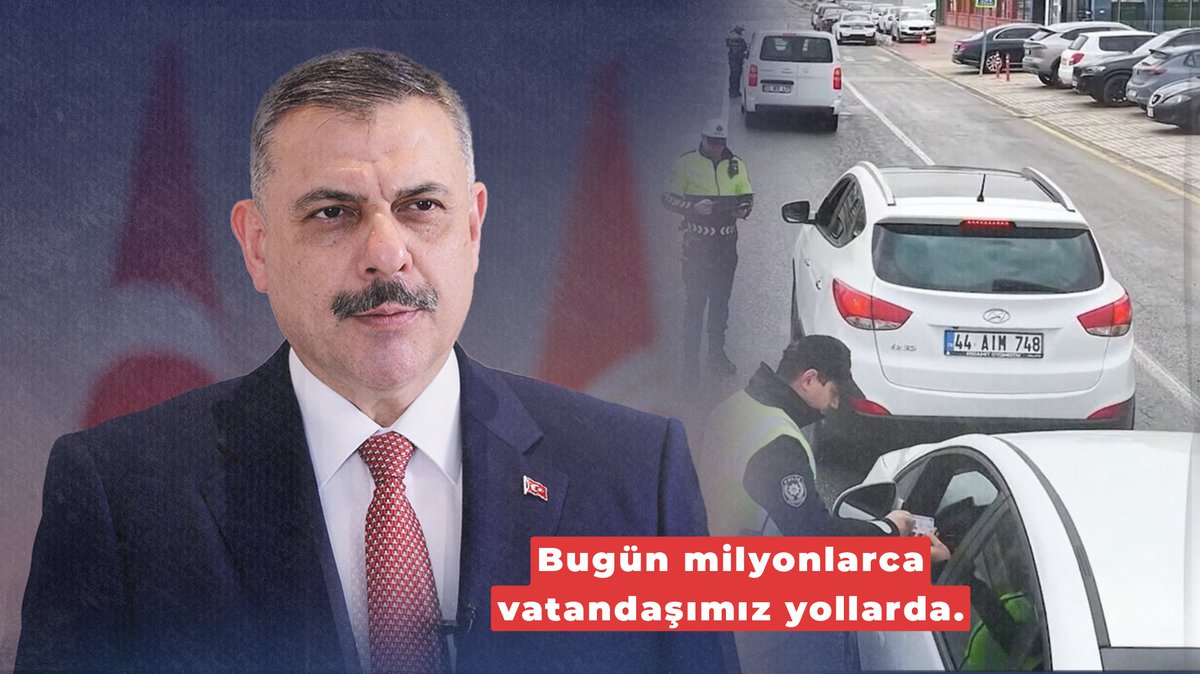 Bugün milyonlarca vatandaşımız yollarda. Kimi annesinin sofrasına, kimi çocukluğunun geçtiği sokağa, kimi yıllardır görmediği sevdiklerine kavuşmak için memleketine gidiyor. Bayram, bu ülkenin en büyük buluşma zamanıdır. Şu anda Türkiye sadece şehir değiştirmiyor, hasret taşıyor, özlem taşıyor, hatıra taşıyor. Biz de İçişleri Bakanlığı olarak vatandaşlarımızın bu yolculuğu huzur ve güven içinde tamamlayabilmesi için tüm ekiplerimizle sahadayız.