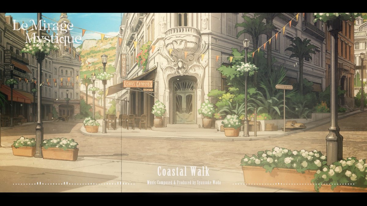 𓇬BGM紹介❸𓇬 Nintendo Switch用ソフト『Le Mirage Mystique』に 登場するBGMをフルサイズ公開 ♪Coastal Walk Music Composed by 和田俊輔 ▼YouTube版 #ミラミス