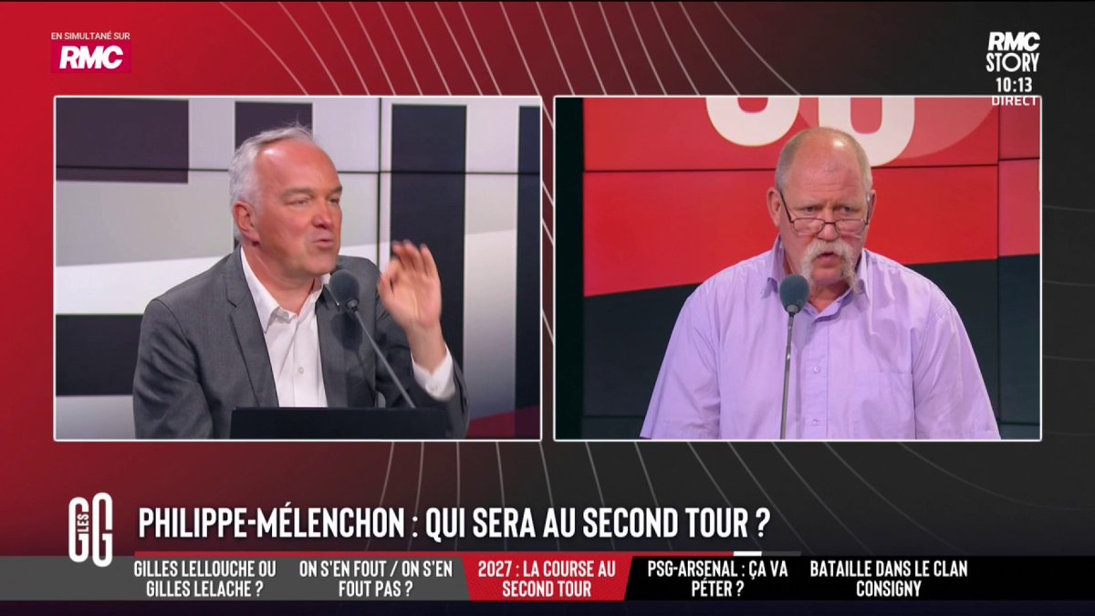 🗳️ Philippe-Mélenchon : qui sera au second tour ? 🎙️ Didier Giraud : "Je ne conteste pas la dynamique Mélenchon, le vieux singe sait grimper aux arbres. Mais quelque chose m’interroge : comment des anciens Premiers ministres de Macron s’imaginent-ils à l’Élysée ?" #GGRMC
