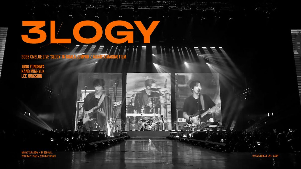 2026 CNBLUE LIVE '3LOGY' IN KUALA LUMPUR &amp; JAKARTA Making Film ✔ #CNBLUE #씨엔블루 #3LOGY