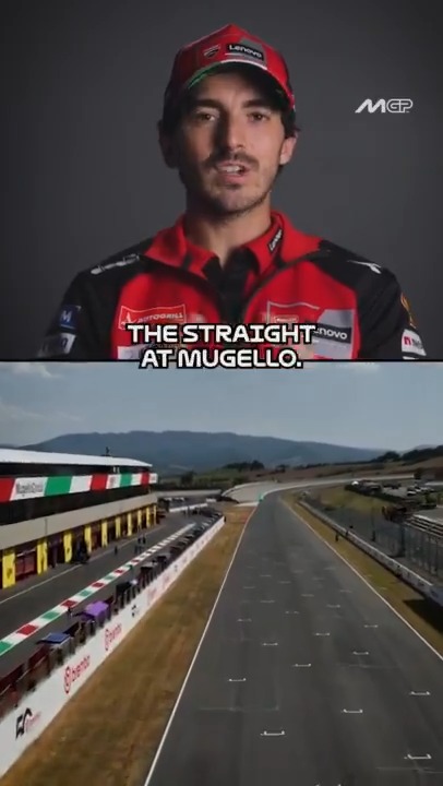 Flat out at 360 km/h on Mugello's main straight... it's an emotion like no other 🤩 Pecco Bagnaia #ItalianGP 🇮🇹