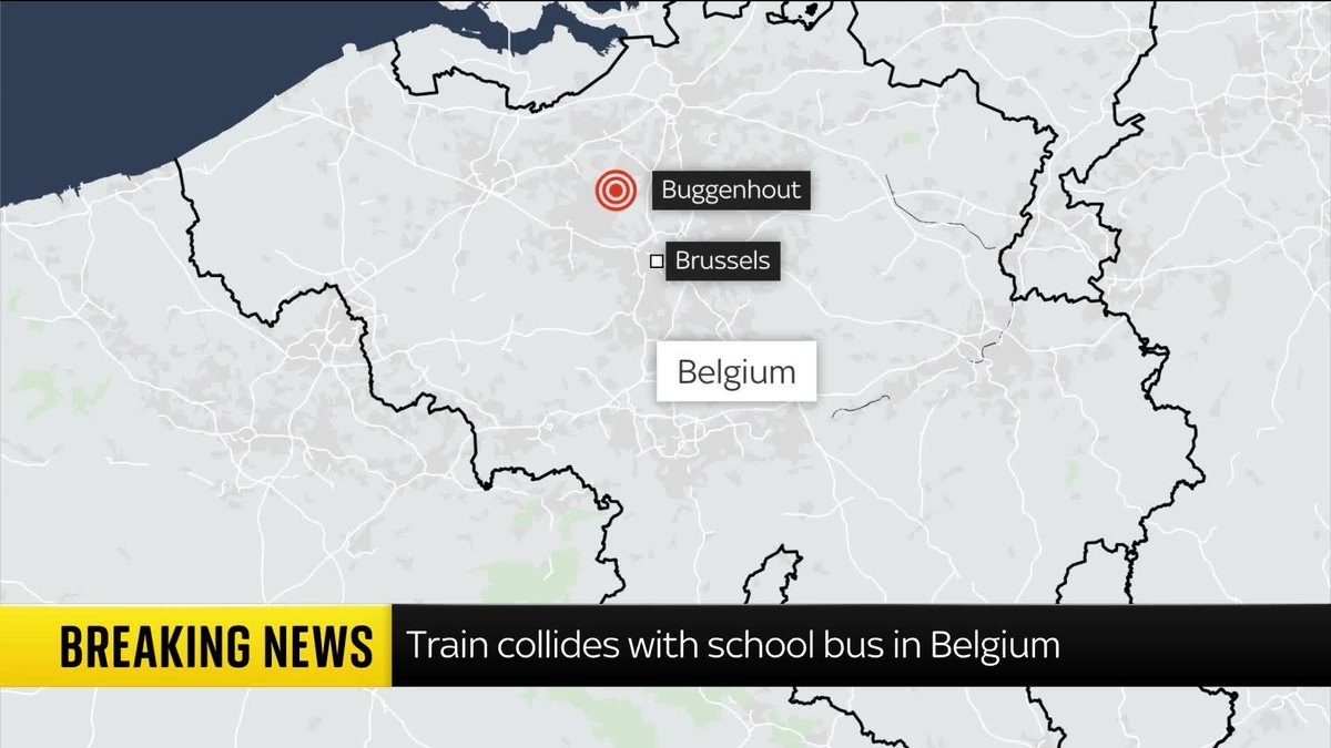 BREAKING: Several people have been killed after a train collided with a school bus in the Belgian town of Buggenhout, a source has told Reuters news agency 📺 Sky 501, Virgin 602, Freeview 233 and YouTube