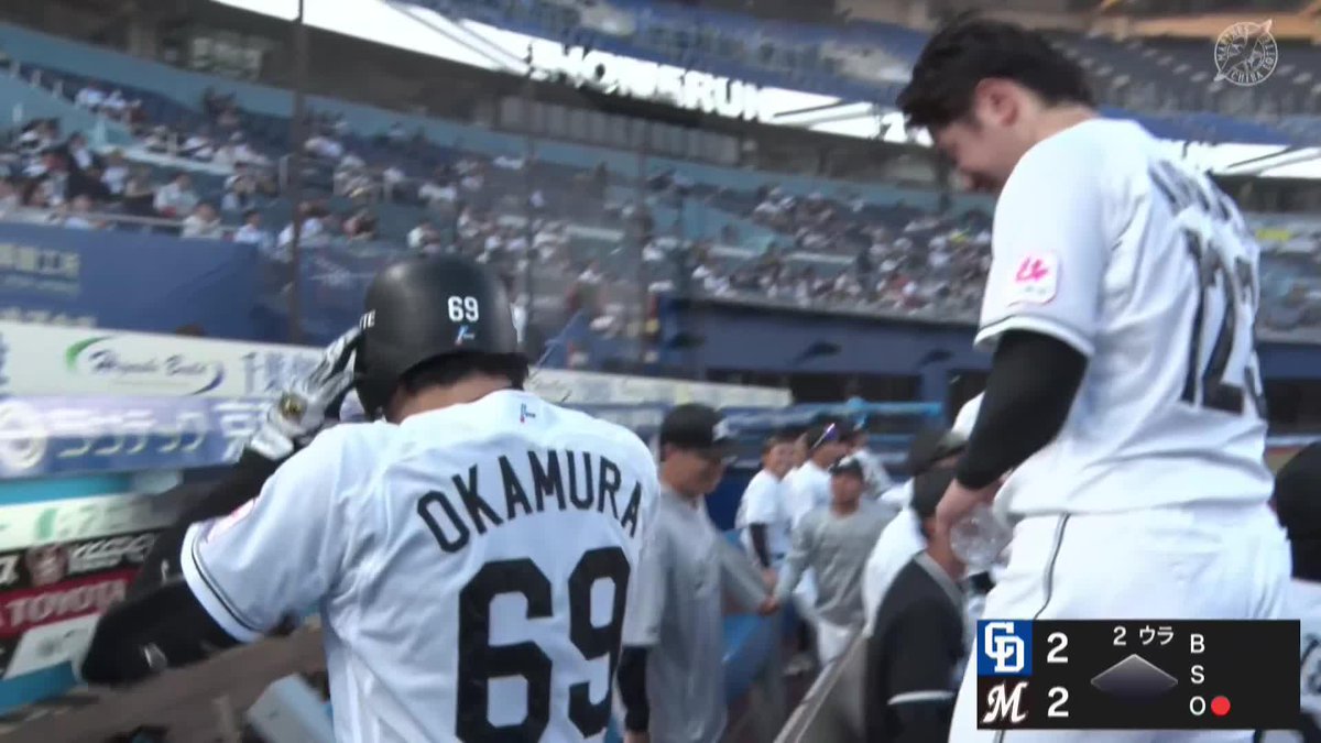 高卒ルーキーが熱い🔥 岡村了樹 スタンド中段への 第4号ソロホームラン！ ⚾ロッテ×中日（ファーム） #イージースポーツ #chibalotte #だったらDAZN