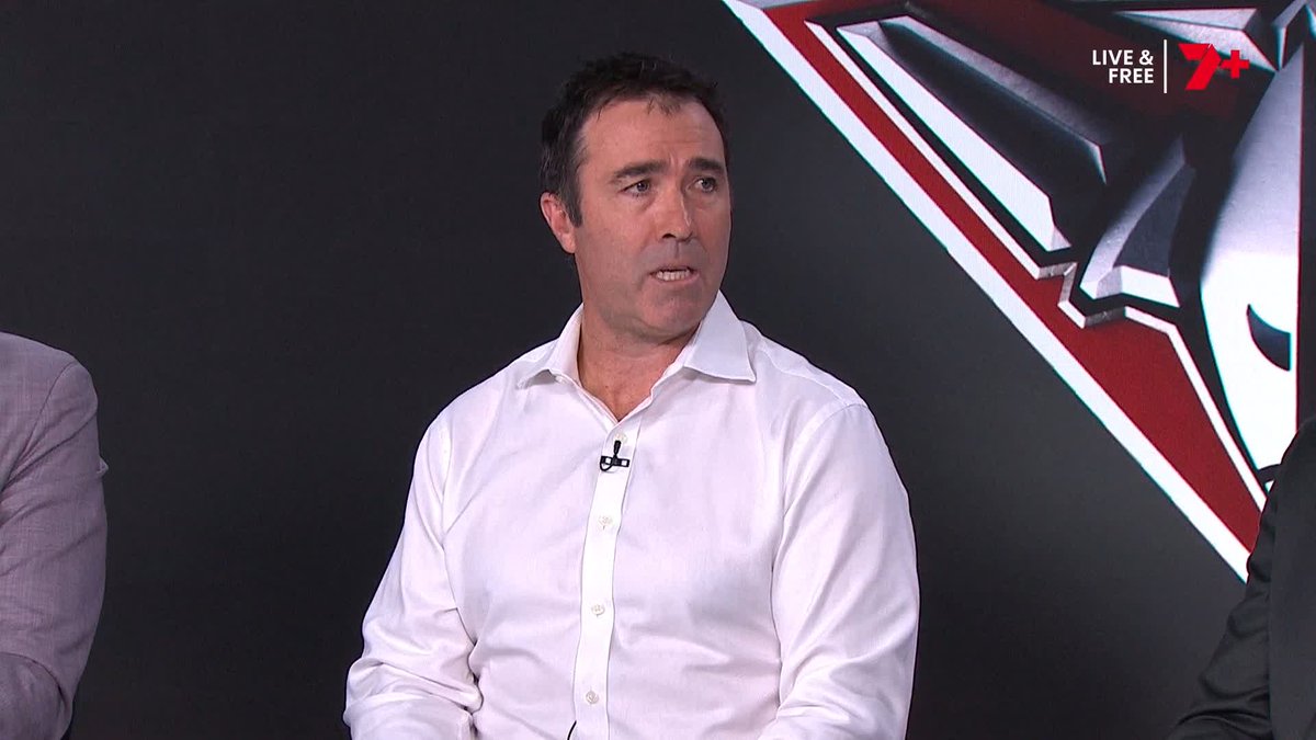 Kane: "Did you agree with that decision (to keep Zach Merrett)?" Brad Scott: "No."