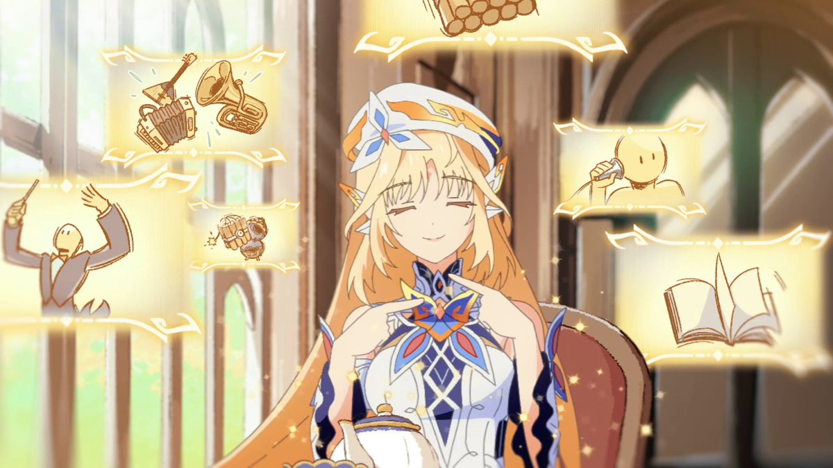 What happens when a witch's imagination runs wild? A mystery novel. A quiet café. A stream of chatter that she forgot to keep inside her head. Fortunately, there's an orange cat that knows how to hit the pause button. Thanks to PointFive for the amazing work! #GenshinImpact #NicoleInMyHead #HexenzirkelNicole