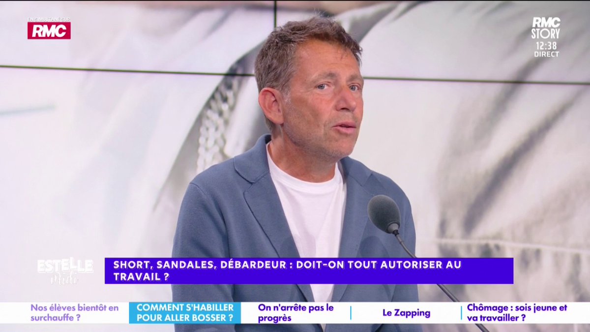 🩳 Short, débardeur : doit-on tout autoriser au travail ? 🎙️ Daniel Riolo : "On n'a pas à imposer ses jambes poilues aux gens ! Un peu de décence... Avant de penser à comment s'habiller, qu'on prenne un déo qui tienne ! Je ne peux pas concevoir qu'on bosse en bermuda !'