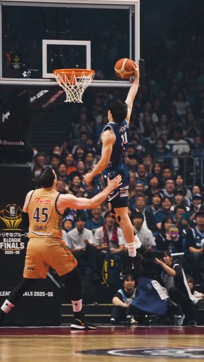馬場雄大の豪快なワンハンドダンク🔥 Yudai Baba 馬場雄大 長崎ヴェルカ 公式 #Bリーグ #りそなグループ #Bリーグファイナル