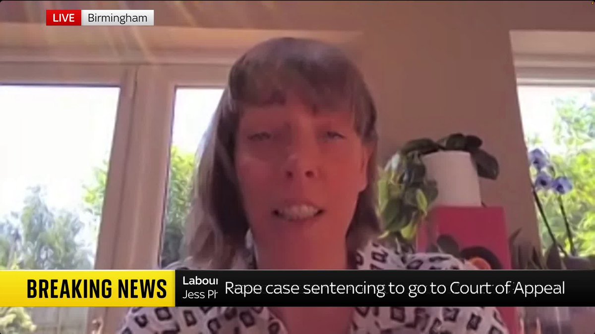 Speaking to Sky's Gareth Barlow, Jess Phillips reacts to the news that the sentences are to be reviewed in the case of three teenagers who avoided jail over the rape of two girls Full story: 📺 Sky 501, Virgin 602, Freeview 233 and YouTube
