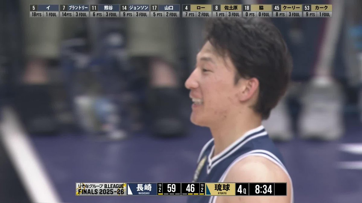 長崎の"くまこー"がまたもビッグプレー🤯❤️‍🔥 長崎ヴェルカ 公式 📺NHK BS/NHK沖縄で生中継 📡バスケットLIVEで生配信中 #Bリーグ #りそなグループ #Bリーグファイナル