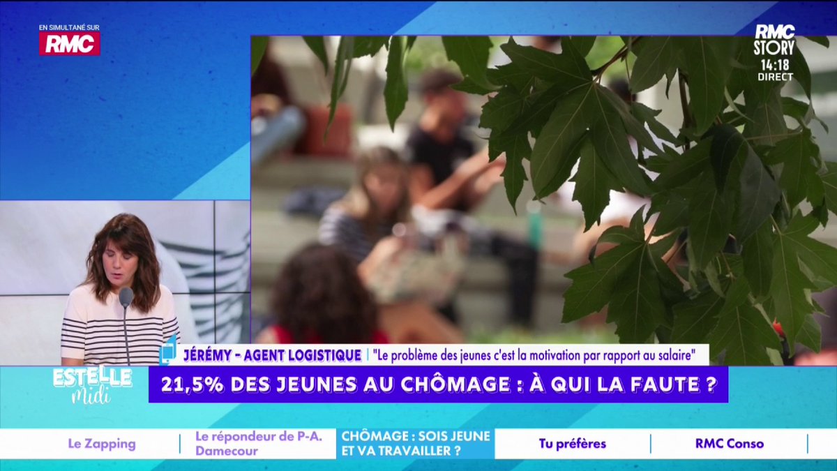 👨🎓 21,5% des jeunes au chômage 📞 Jérémy : "Le problème des jeunes, c'est le salaire... Ils pensent qu'ils vont arriver et gagner 2 000-2 500€ ! On a des intérimaires qui se disent qu'ils vont faire 3 mois et prendre les indemnités, ils sont attirés par l'argent !"