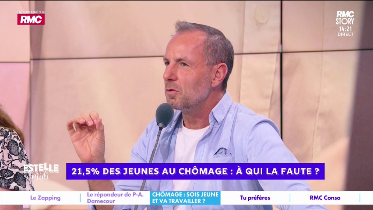 👨🎓 21,5% des jeunes au chômage 🎙️ Jean-Philippe Doux : "La grosse tendance de l'année de césure... Une fois qu'ils ont le droit au chômage, ils arrêtent ! Ils font un CDD de 6 mois et après ils font une année de césure... Pour quitter la maison de papa-maman, il faut un CDI !"