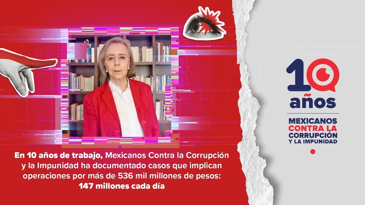 🔴 Hoy en MCCI cumplimos 10 años de investigar para exhibir la corrupción en México. Han sido años de ataques y resistencia, pero seguimos trabajando con independencia y compromiso. Gracias por acompañarnos en este camino.