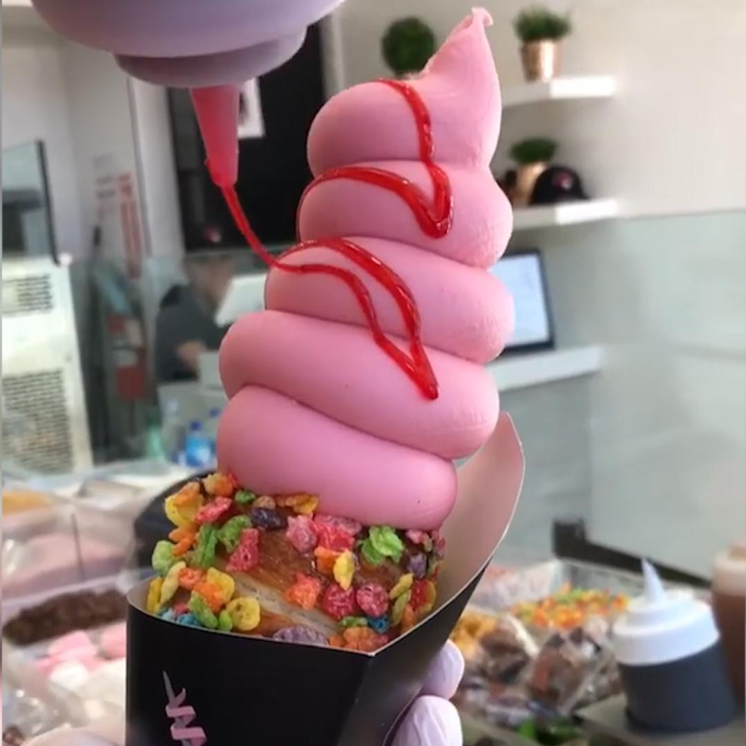 I've never seen ice cream this mesmerizing