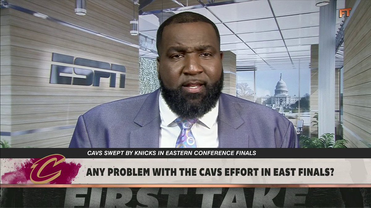“This was one of the most, if not the most, embarrassing moments in NBA history. It’s not what happened, it’s how it happened.” —Kendrick Perkins on the Cavs’ effort vs. the Knicks 👀