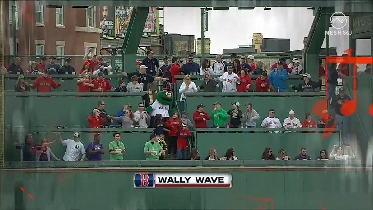 Did you know the Green Monster used to have a signature dance? Long live the Wally Wave 🕺 🫡