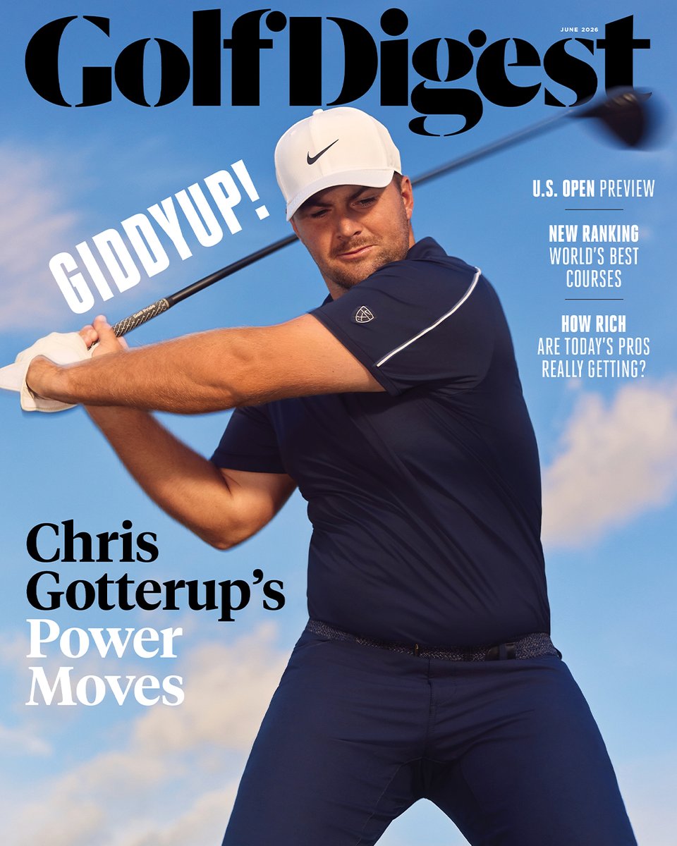 Pumped to be the June cover for Golf Digest 🔥🔥