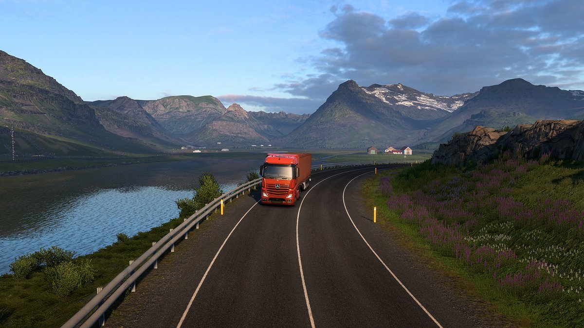 Let's explore the beautiful fjords of Iceland! 😍 In today's blog, we would like to show you a preview of the stunning landscape awaiting you in the upcoming Iceland DLC for Euro Truck Simulator 2, with a focus on its fjords! 🏞️🇮🇸 See more 👇