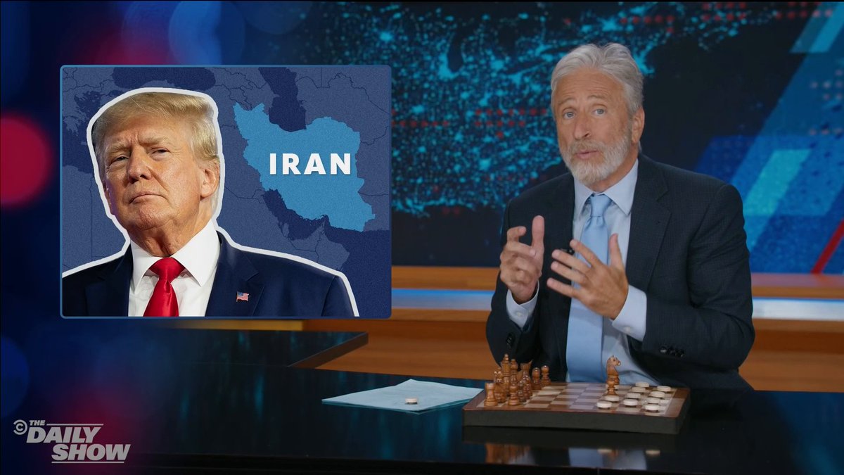 Jon Stewart on the cycle of demands and threats toward Iran that make up Trump's "Art of the Deal"