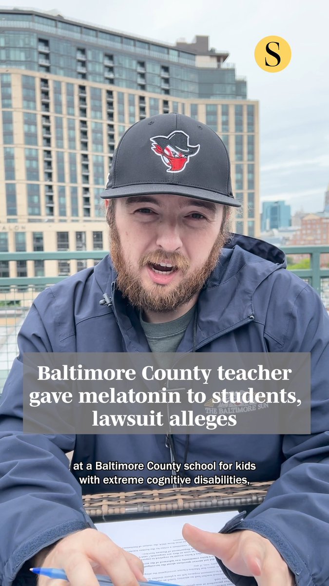 A former teacher at a Baltimore County school for students with significant cognitive disabilities gave her class over-the-counter sleeping supplements at the start of each day, according to a federal lawsuit. Read more: 🎥: Caleb Townsend, The Baltimore Sun